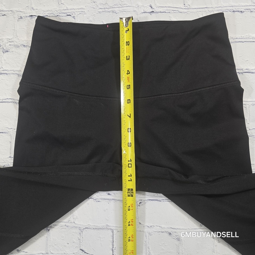 Victorias Secret VSX Sport Leggings Med Black High Rise Cropped Athletic Pants - Picture 5 of 9